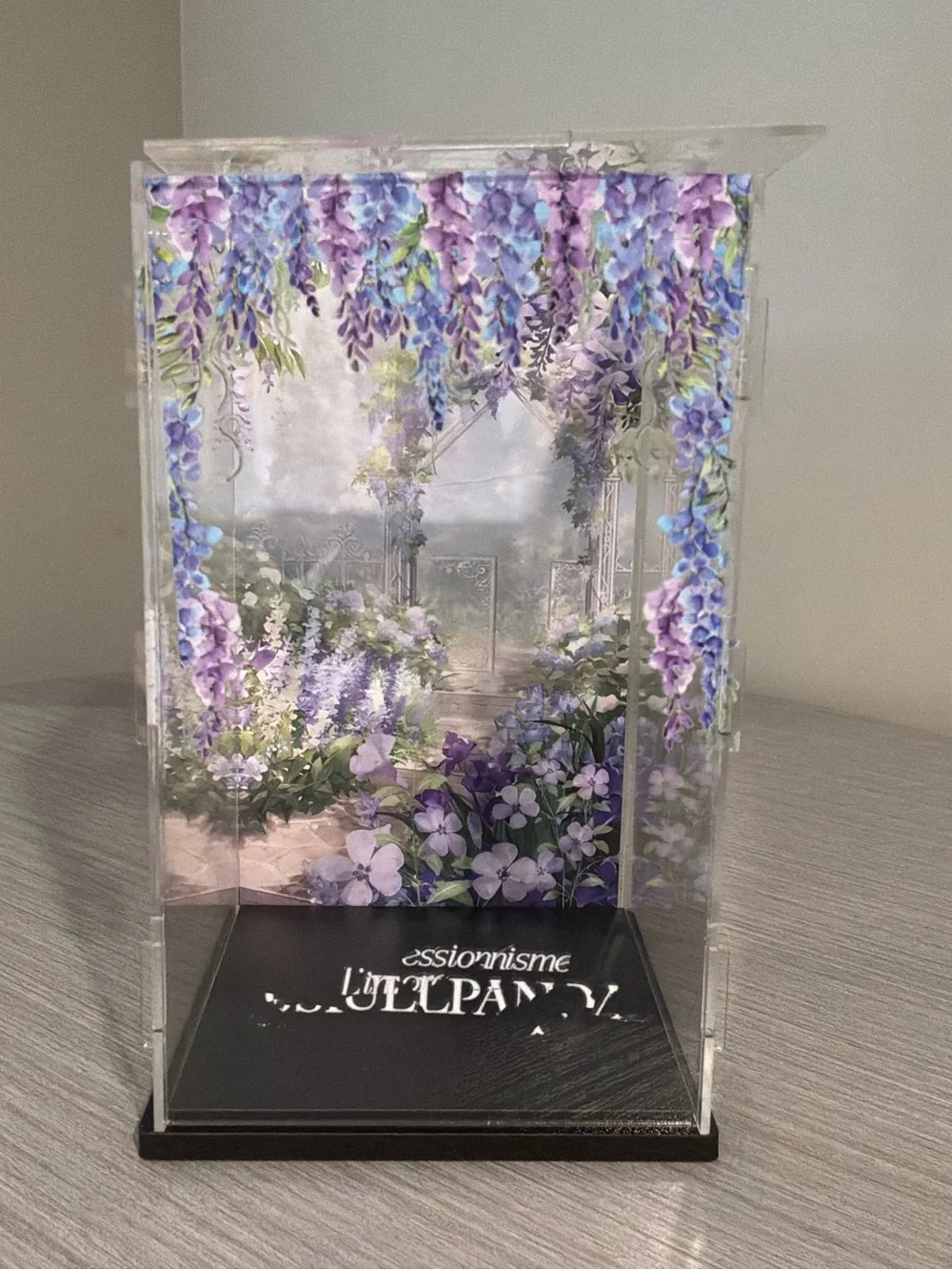 SkullPanda Floral Wisteria Display Case